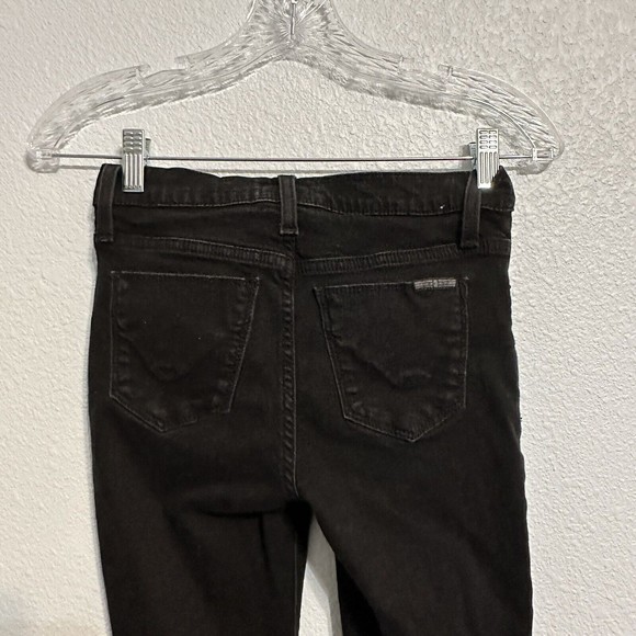 Hudson Size 25 Womens Jeans Natalie Skinny Mid Rise Black Denim 25x26 - Picture 4 of 10